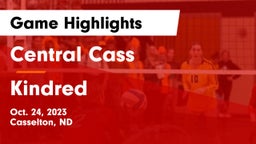 Central Cass  vs Kindred  Game Highlights - Oct. 24, 2023