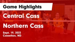 Central Cass  vs Northern Cass  Game Highlights - Sept. 19, 2023
