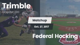 Matchup: Trimble  vs. Federal Hocking  2017