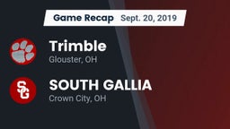 Recap: Trimble  vs. SOUTH GALLIA  2019