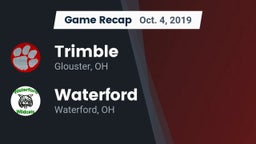 Recap: Trimble  vs. Waterford  2019