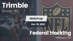 Matchup: Trimble  vs. Federal Hocking  2019