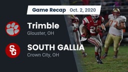 Recap: Trimble  vs. SOUTH GALLIA  2020
