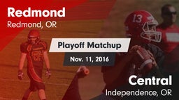 Matchup: Redmond  vs. Central  2016