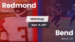 Matchup: Redmond  vs. Bend  2017