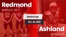 Matchup: Redmond  vs. Ashland  2018