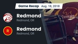 Recap: Redmond  vs. Redmond  2018