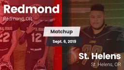 Matchup: Redmond  vs. St. Helens  2019