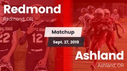 Matchup: Redmond  vs. Ashland  2019