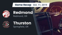 Recap: Redmond  vs. Thurston  2019