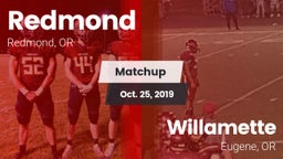 Matchup: Redmond  vs. Willamette  2019