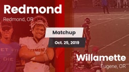 Matchup: Redmond  vs. Willamette  2019