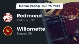 Recap: Redmond  vs. Willamette  2019