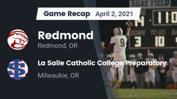 Recap: Redmond  vs. La Salle Catholic College Preparatory 2021