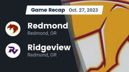 Recap: Redmond  vs. Ridgeview  2023