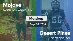 Matchup: Mojave  vs. Desert Pines  2016
