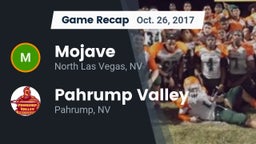 Recap: Mojave  vs. Pahrump Valley  2017