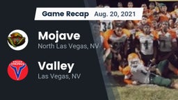 Recap: Mojave  vs. Valley  2021