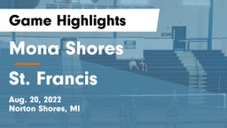 Mona Shores  vs St. Francis  Game Highlights - Aug. 20, 2022