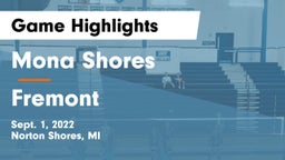 Mona Shores  vs Fremont  Game Highlights - Sept. 1, 2022