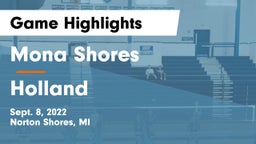 Mona Shores  vs Holland  Game Highlights - Sept. 8, 2022