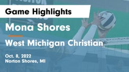 Mona Shores  vs West Michigan Christian Game Highlights - Oct. 8, 2022