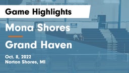Mona Shores  vs Grand Haven  Game Highlights - Oct. 8, 2022