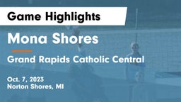 Mona Shores  vs Grand Rapids Catholic Central  Game Highlights - Oct. 7, 2023
