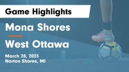 Mona Shores  vs West Ottawa  Game Highlights - March 28, 2023