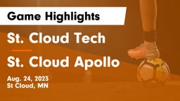 St. Cloud Tech vs St. Cloud Apollo  Game Highlights - Aug. 24, 2023