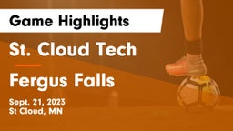 St. Cloud Tech vs Fergus Falls  Game Highlights - Sept. 21, 2023
