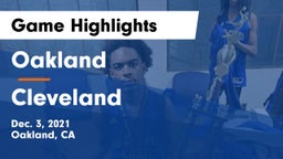 Oakland  vs Cleveland  Game Highlights - Dec. 3, 2021