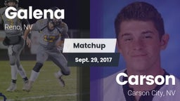Matchup: Galena  vs. Carson  2017