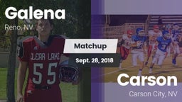 Matchup: Galena  vs. Carson  2018