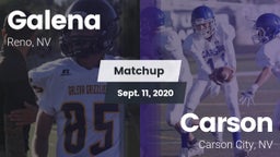 Matchup: Galena  vs. Carson  2020