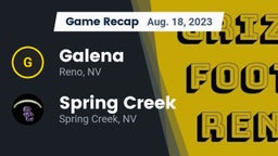 Recap: Galena  vs. Spring Creek  2023