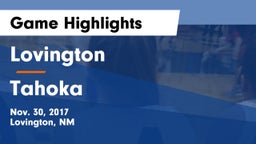 Lovington  vs Tahoka  Game Highlights - Nov. 30, 2017