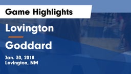 Lovington  vs Goddard  Game Highlights - Jan. 30, 2018