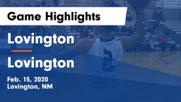 Lovington  vs Lovington  Game Highlights - Feb. 15, 2020
