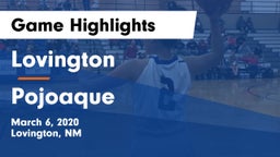 Lovington  vs Pojoaque  Game Highlights - March 6, 2020
