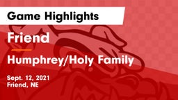 Friend  vs Humphrey/Holy Family  Game Highlights - Sept. 12, 2021