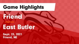 Friend  vs East Butler  Game Highlights - Sept. 23, 2021