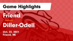 Friend  vs Diller-Odell  Game Highlights - Oct. 22, 2021