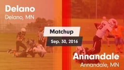 Matchup: Delano  vs. Annandale  2015
