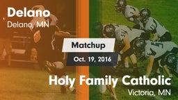 Matchup: Delano  vs. Holy Family Catholic  2015