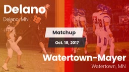 Matchup: Delano  vs. Watertown-Mayer  2017