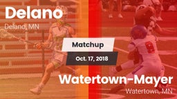 Matchup: Delano  vs. Watertown-Mayer  2018
