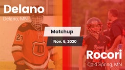 Matchup: Delano  vs. Rocori  2020