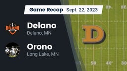 Recap: Delano  vs. Orono  2023