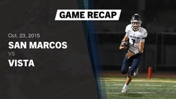 Recap: San Marcos  vs. Vista  2015